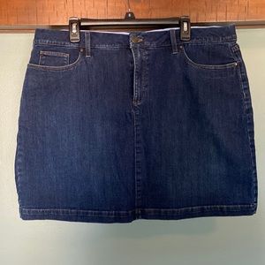 Croft & Barrow Denim Skort